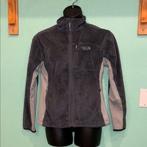 Mountain HardWear Women's Gray Fleece Jacket. Large. Great condition